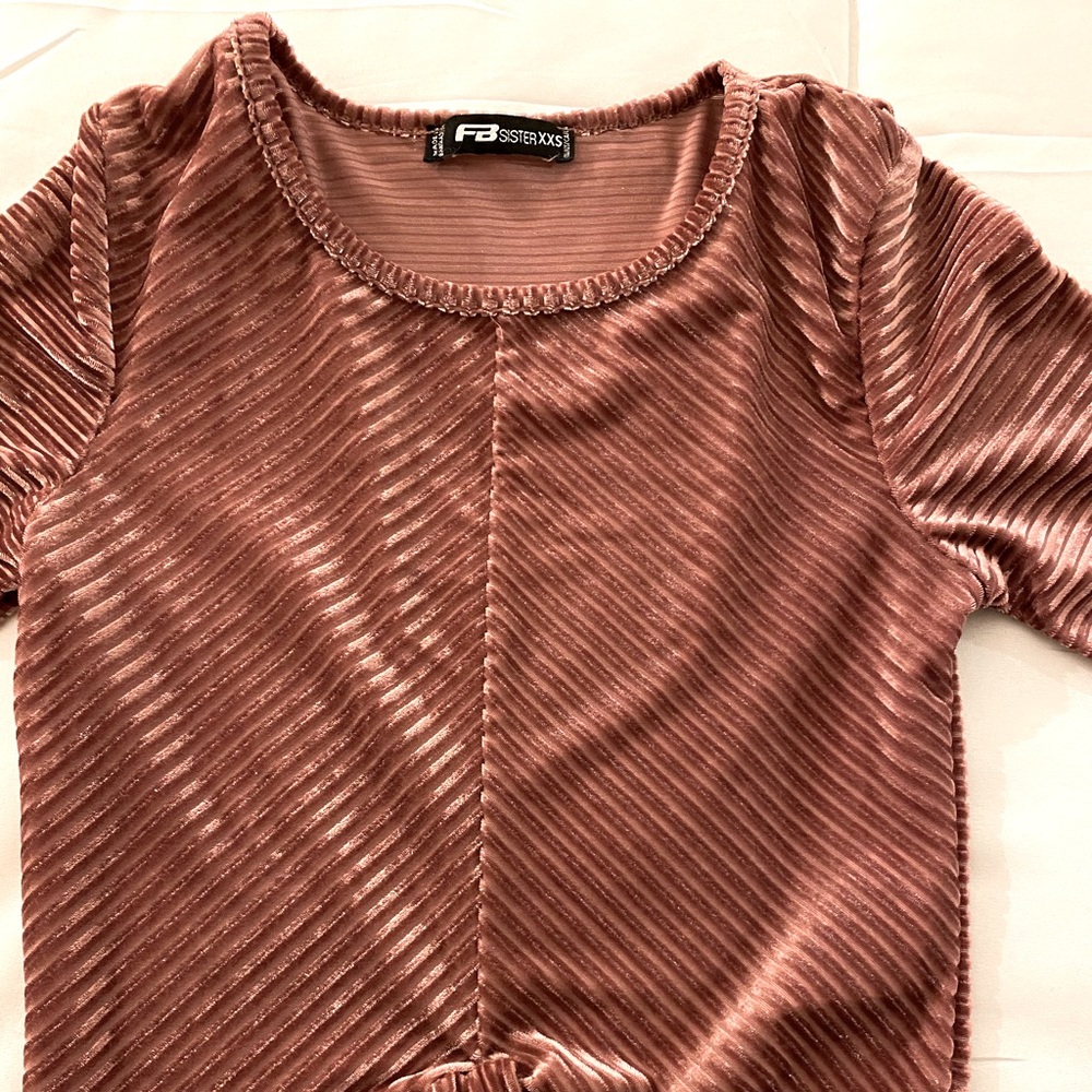 Pink long sleeve top